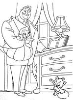 coloriage la princesse et le chaton